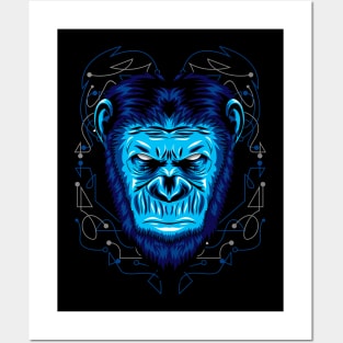 apes king Posters and Art